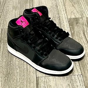 Nike Air Jordan 1 Retro High GS Anthracite US Youth 7 Women 8.5 Shoes 332148-004